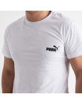 20505-10 белая мужская футболка с принтом (турецкий трикотаж, 5 ед. размеры норма: M. L. XL. 2XL. 3XL)  : артикул 1136352