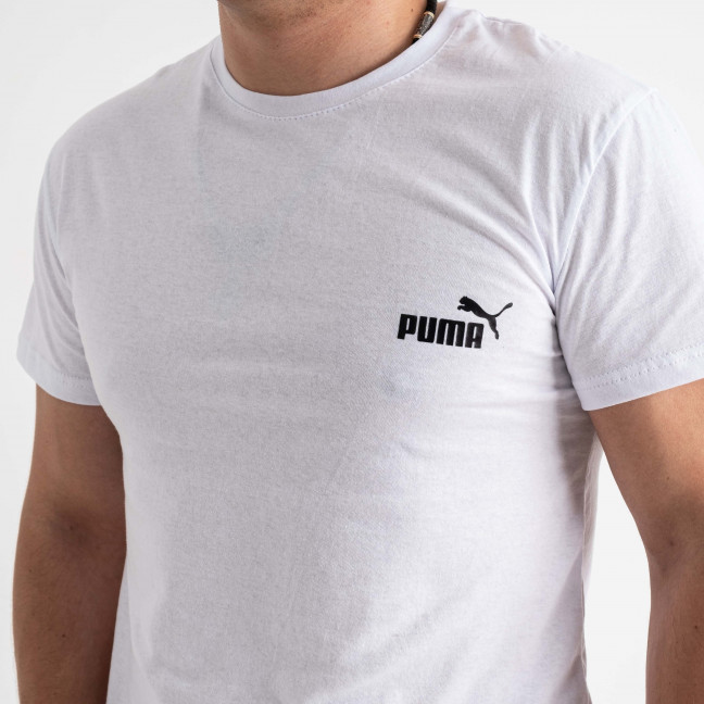 20505-10 белая мужская футболка с принтом (турецкий трикотаж, 5 ед. размеры норма: M. L. XL. 2XL. 3XL)   Футболка: артикул 1136352
