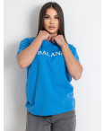 50142 белая и синяя женская футболка (MINIMAL, 5 ед. размеры на бирках S. M, соответствуют 44-46, 48-50, норма-полубатал): артикул 1144744