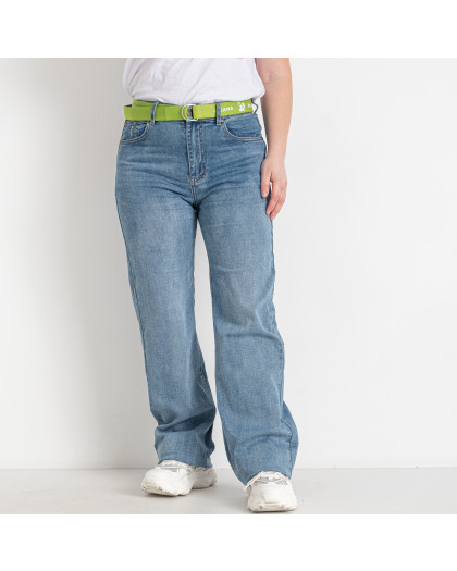 8007* голубые женские джинсы (стрейчевые, 6 ед. размеры батал: 30. 31. 32. 34. 36. 38) выдача на следующий день Джинсы