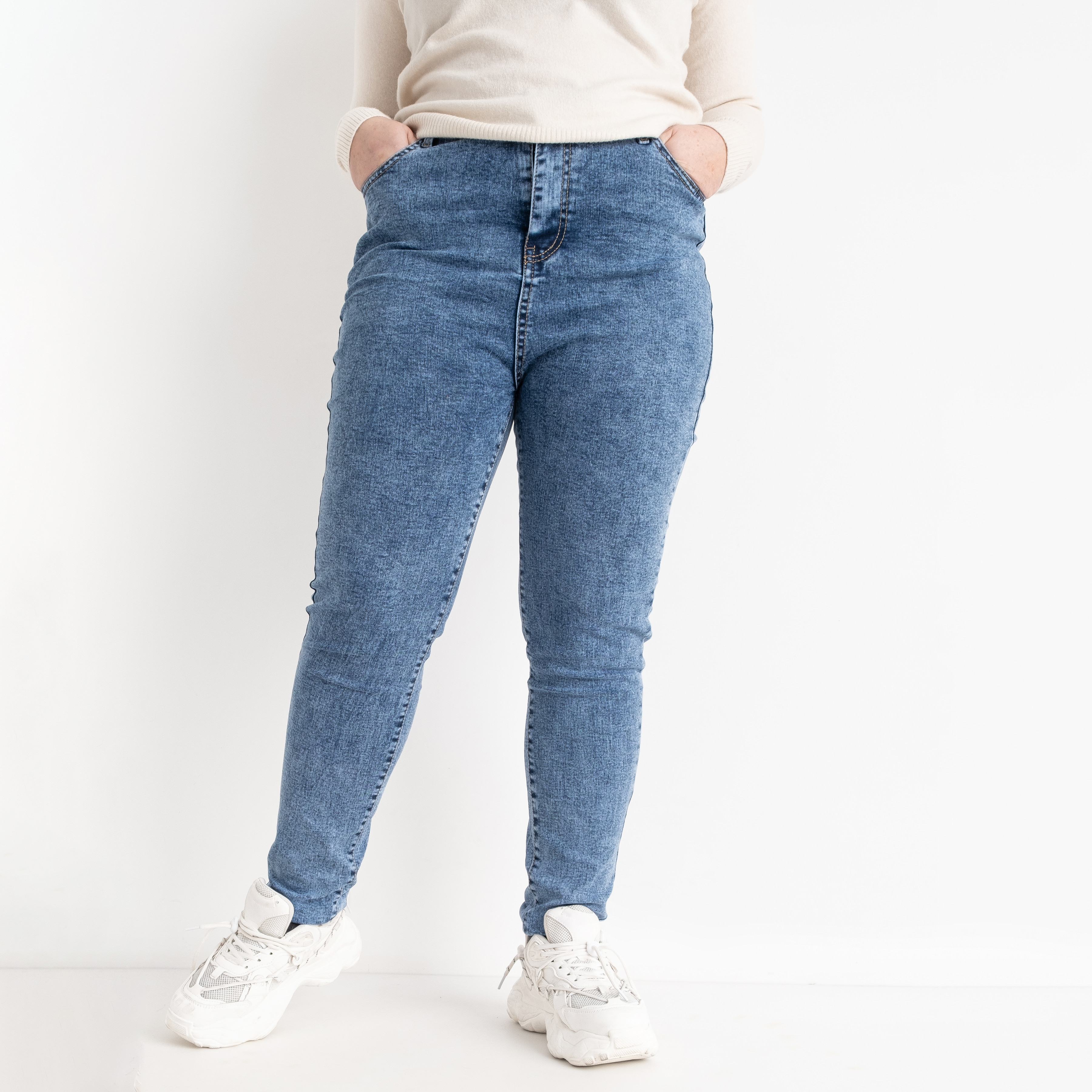 3463* синие женские джинсы (стрейчевые, 6 ед. размеры супербатал: 32. 34. 36. 38. 40. 42) выдача на следующий день