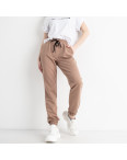 0021-2 СВЕТЛО-БЕЖЕВЫЕ спортивные брюки женские из турецкой двунитки ( 4 ед.размеры: S.M.L.XL) демисезон: артикул 1133929