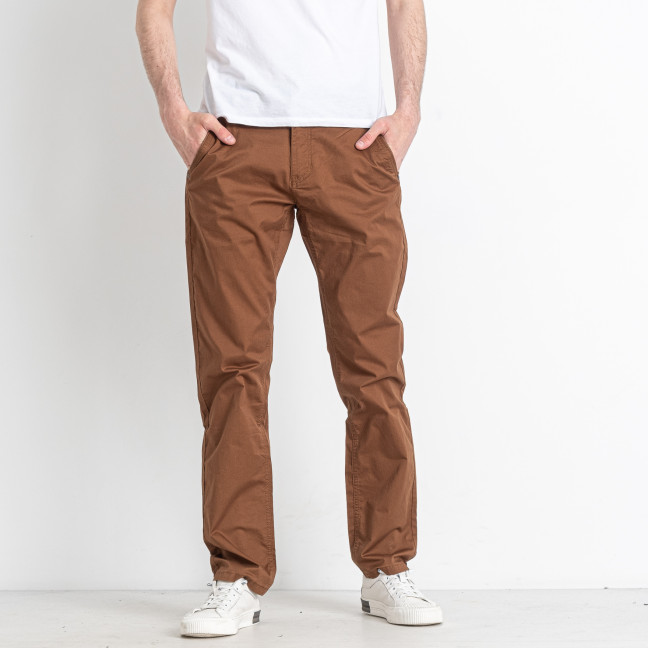 0187 светло-коричневые мужские брюки (FANGSIDA, 7 ед. размеры норма: 29. 30. 31. 32. 33. 34. 36) Fangsida: артикул 1145860
