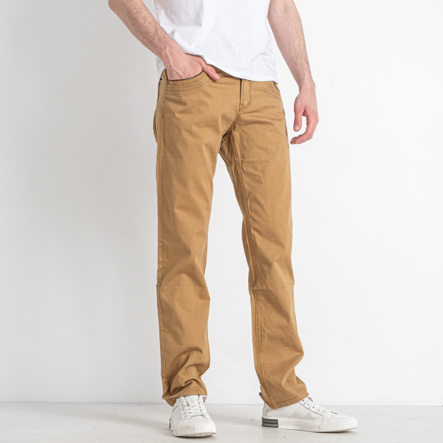 2462 светло-бежевые мужские брюки (VARXDAR, 7 ед. размеры молодежка: 28. 29. 30. 31. 32. 33. 34) Varxdar: артикул 1145872