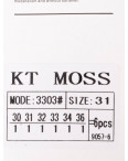 3303 черные женские джинсы мом (KT.MOSS, стрейчевые, 6 ед. размеры батал: 30. 31. 32. 33. 34. 36): артикул 1152424
