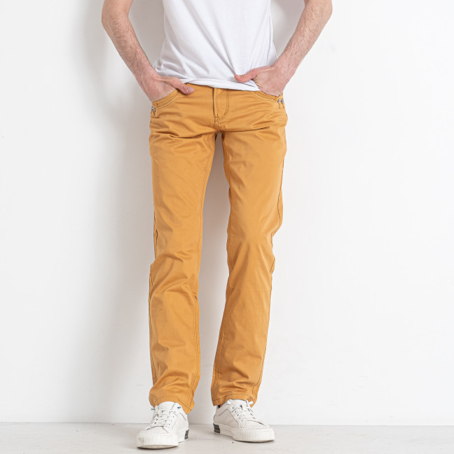 2471 светло-коричневые мужские брюки (VARXDAR, 7 ед. размеры молодежка: 27. 28. 29. 30. 31. 32. 33) Varxdar: артикул 1145874