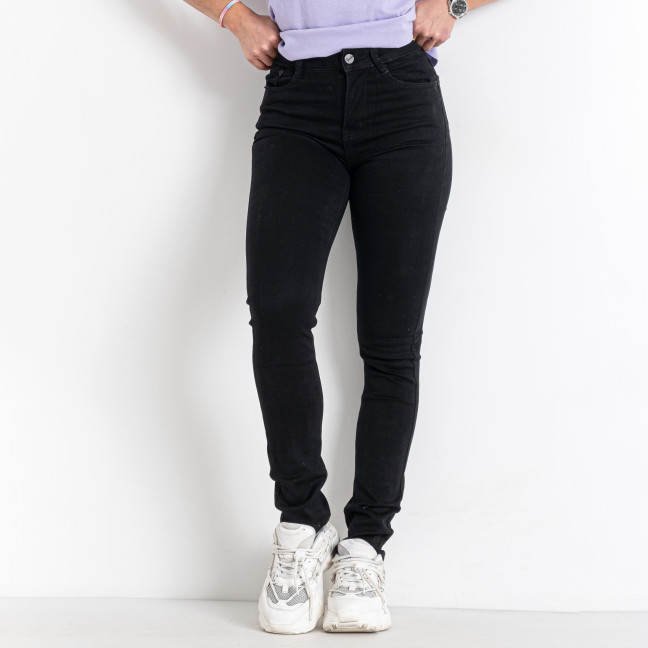 81595 черные женские джинсы (VANVER, стрейчевые, 6 ед. размеры норма: 25. 26. 27. 28. 29. 30) Vanver: артикул 1145918