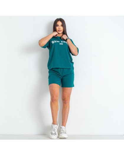 0159-78 зеленый женский спортивный костюм (футболка + шорты) (5'TH AVENUE, 3 ед. размеры норма: 42. 44. 46) 5`th Avenue
