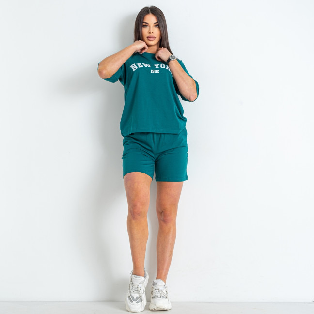 0159-78 зеленый женский спортивный костюм (футболка + шорты) (5'TH AVENUE, 3 ед. размеры норма: 42. 44. 46) 5`th Avenue: артикул 1146039