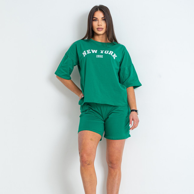 0159-7 зеленый женский спортивный костюм (футболка + шорты) (5'TH AVENUE, 3 ед. размеры норма: 42. 44. 46) 5`th Avenue: артикул 1146035