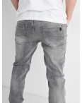 2177 V.J.Ray джинсы мужские полубатальные серые стрейчевые (8 ед. размеры: 32.33/2.34/2.36/2.38): артикул 1132925