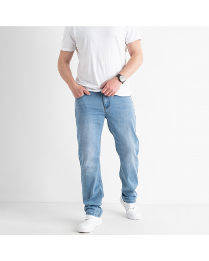 0021-730 MaxQ джинсы мужские полубатальные голубые стрейчевые (8 ед.размеры: 32.33.34.36/2.38.40.42) MaxQ