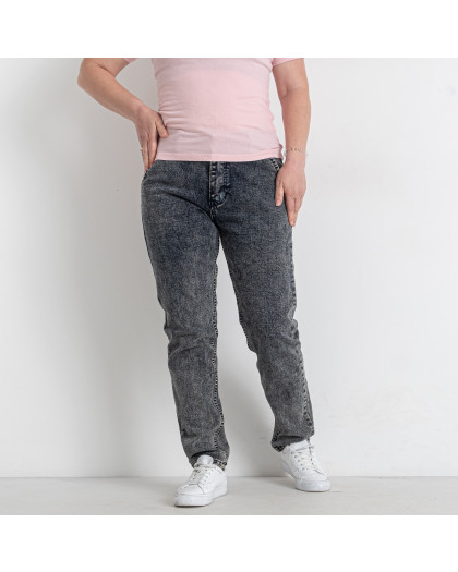 0094-2 серые женские джинсы (RELUCKY, стрейчевые, царапки, 8 ед. размеры батал: 29. 30. 31. 32. 33. 34. 36. 38) Relucky