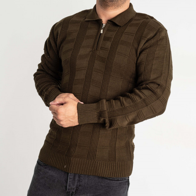 1060-7 Pamuk Park ХАКИ свитер мужской машинная вязка (3 ед. размеры: M.L.XL) Pamuk Park: артикул 1139269