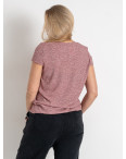 7825-8 фрезовая женская футболка (SARA, рубчик, 4 ед. размеры полубатал: 48. 50. 52. 54): артикул 1143806