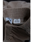 90117-33 бежевые женские брюки (вельвет, 6 ед. размеры на бирках: 12-18, соответствуют полубаталу: L-XL) : артикул 1146303