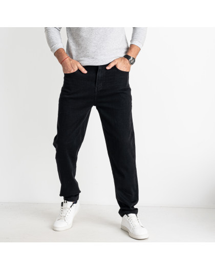 8562-1 MAXQ джинсы мужские чёрные стрейчевые (8 ед. размер: 28.29.30.31.32.33.34.36) MaxQ
