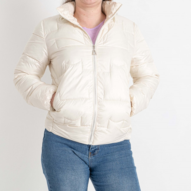 1022-100* молочная женская куртка (QINRUIYU, синтепон, 5 ед. размеры батал: XL. 2XL. 3XL. 4XL. 5XL) выдача на следующий день QINRUIYU: артикул 1143814