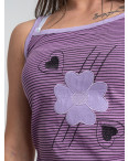 9053-23 сиреневая женская пижама (3 ед. размеры норма: M. L. XL): артикул 1146222