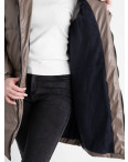 0076-2 МОККО ПОЛУБАТАЛЬНАЯ куртка женская удлиненная из экокожи на синтепоне (3 ед.размеры:48.50.52): артикул 1131658