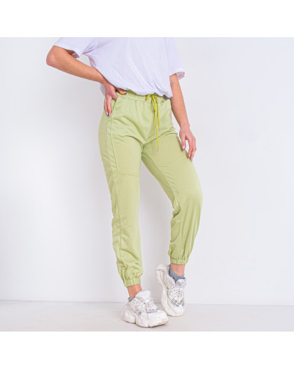 0021-7 зеленые женские спортивные брюки (X&D, двунитка, 6 ед. размеры: S. M. L. XL. 2XL. 3XL) X&D 