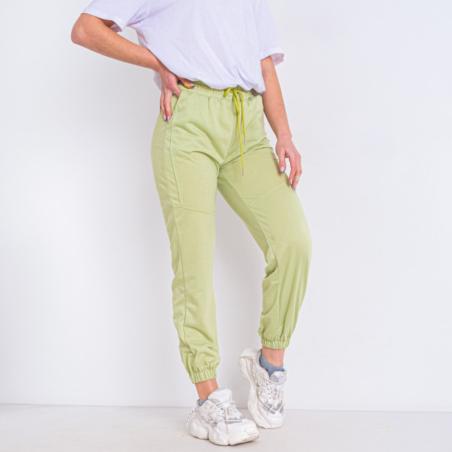 0021-7 зеленые женские спортивные брюки (X&D, двунитка, 6 ед. размеры: S. M. L. XL. 2XL. 3XL) X&D : артикул 1143945