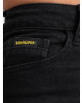 1091 черные женские джинсы (VINDASION, 6 ед. размеры норма: 25. 26. 27. 28. 29. 30): артикул 1146257