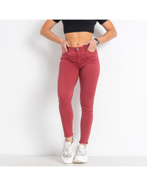 0002-3 красные женские джинсы (6 ед. размеры норма: 25. 26. 27. 28. 29. 30)