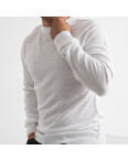 1049-10 Pamuk Park БЕЛЫЙ свитер мужской машинная вязка (3 ед. размеры: M.L.XL): артикул 1139359