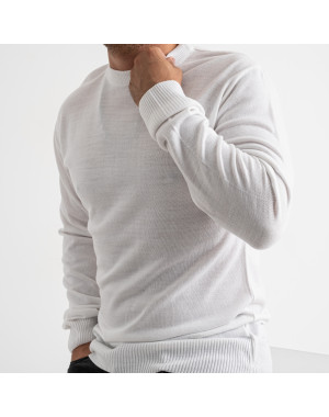 1049-10 Pamuk Park БЕЛЫЙ свитер мужской машинная вязка (3 ед. размеры: M.L.XL)