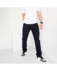 0802 Fashion брюки мужские темно-синие стрейчевые (8 ед.размеры: 28.29.30.31.32/2.33.34): артикул 1133990