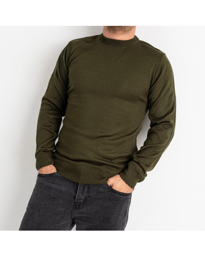 1049-7 Pamuk Park ХАКИ свитер мужской машинная вязка (3 ед. размеры: M.L.XL) Pamuk Park