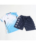 4537-42* голубой мужской спортивный костюм (футболка + шорты) (5 ед. размеры норма: 44. 46. 48. 50. 52) выдача на следующий день: артикул 1146301