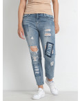 3198 голубые женские джинсы (4 ед. размеры норма: M. L. XL. 2XL): артикул 1146273