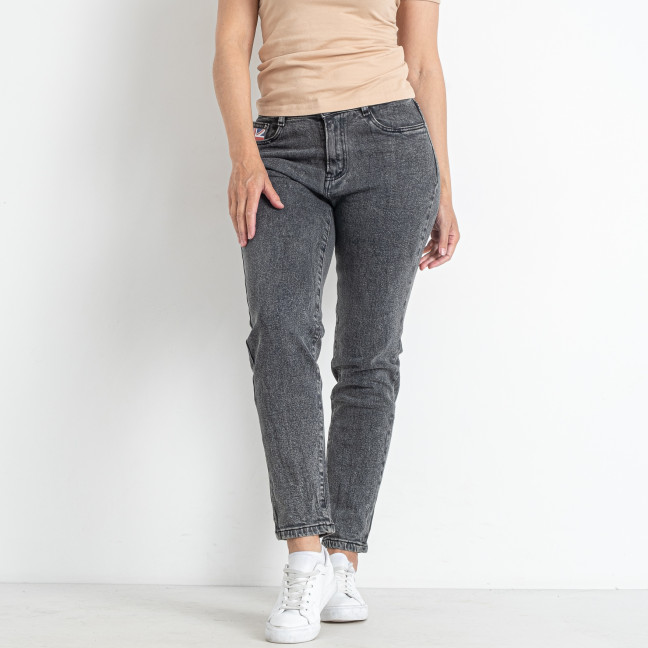 1102-2 серые женские джинсы (6 ед. размеры полубатал: 28. 29. 30. 31. 32. 33) Джинсы: артикул 1146267