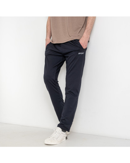 6545-2 темно-синие мужские спортивные штаны (5 ед. размеры на бирках: 46. 48. 50. 52. 54, маломерят на один-два размера)   Спортивные штаны