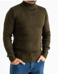 1070-7 Pamuk Park ХАКИ свитер мужской машинная вязка (3 ед. размеры: M.L.XL): артикул 1139390