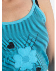 9053-42 голубая женская пижама (3 ед. размеры норма: M. L. XL): артикул 1146223