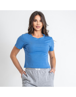 54004-42* голубая женская футболка (LEVISHA, 3 ед. размеры норма: M. L. XL) выдача на следующий день