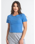 54004-42* голубая женская футболка (LEVISHA, 3 ед. размеры норма: M. L. XL) выдача на следующий день: артикул 1146329