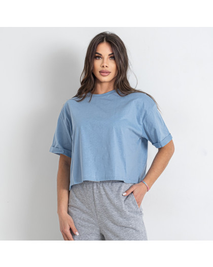 54002-42* голубая женская футболка (LEVISHA, 3 ед. размеры норма: M. L. XL) выдача на следующий день LeVisha