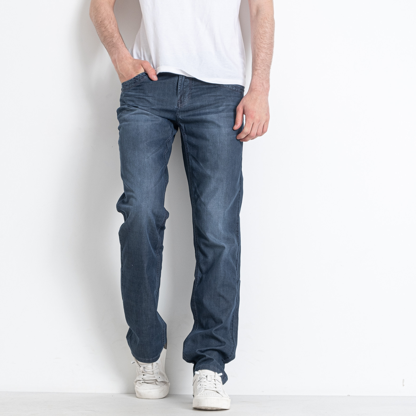0095 синие мужские брюки (VARXDAR, 7 ед. размеры молодежка: 28. 28. 29. 29. 30. 30. 32)