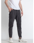1693-8 темно-серые мужские брюки-карго (TICLACE, стрейчевые, 8 ед. размеры норма: 29. 30. 32. 32. 34. 34. 36. 38): артикул 1146360