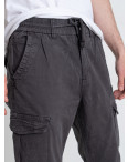 1693-8 темно-серые мужские брюки-карго (TICLACE, стрейчевые, 8 ед. размеры норма: 29. 30. 32. 32. 34. 34. 36. 38): артикул 1146360