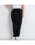 90117-1 черные женские брюки (вельвет, 4 ед. размер на бирках: 14, соответствуют полубаталу: L) : артикул 1146306