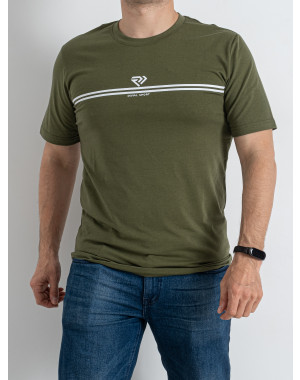 0854-75 зеленая мужская футболка (ROYAL SPORT, 6 ед. размеры норма: S. M. L. XL. 2XL. 3XL)