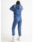 2112-97 синий женский спортивный костюм (YOLA, флис, норма, 4 ед. размеры: S.M.L.XL): артикул 1140696