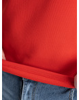 1387-3 КРАСНАЯ футболка мужская с принтом (ткань:лакоста) (5 ед.размеры: 46.48.50.52.54): артикул 1135154