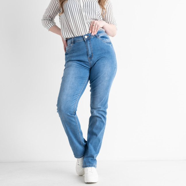 9517  LDM  джинсы женские батальные голубые стрейчевые (6 ед. размеры: 32.34.36.38.40.42) LDM: артикул 1133003