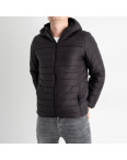 0406-11 ЧЕРНАЯ куртка мужская на синтепоне ( 4 ед. размеры: XL.2XL.4XL.5XL): артикул 1133589